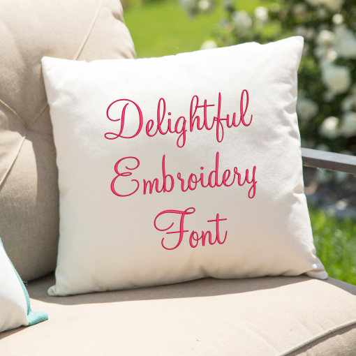 Delightful Embroidery Font (BX Included)
