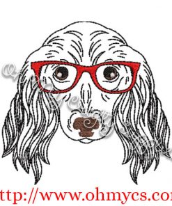 Drawing Boy Dach Embroidery Design