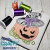 Henna Spooky Pumpkin 81521 Embroidery Design