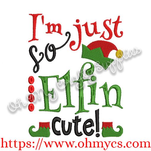 Elfin Cute Embroidery Design