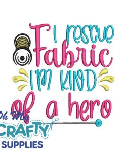 Fabric Hero Embroidery Design