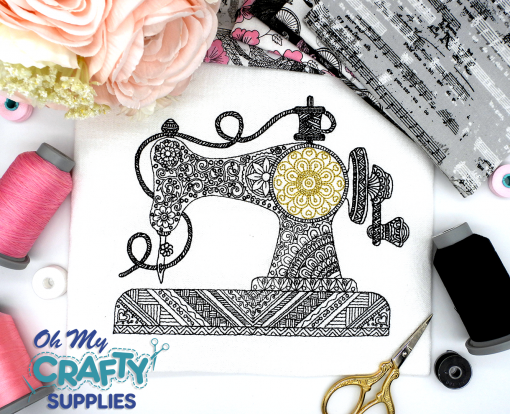 Henna Sewing Machine Embroidery Design
