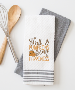 Fall and Pumpkins Happiness Embroidery Design