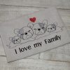 I love my family dogs Embroidery Design