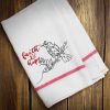 Faith & Hope Line Art Bird Embroidery Design
