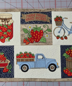ITH Strawberry Placemat Design