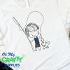 Fishing Boy Embroidery Design
