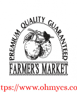 Farmer's Market Apples Embroidery Design