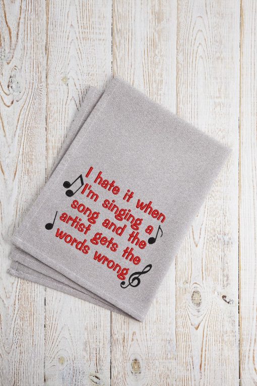 Artist gets the words wrong Embroidery Design