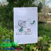 Girl Chasing Hat Embroidery Design