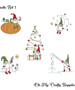 Little Gnome Set 1 Embroidery Design