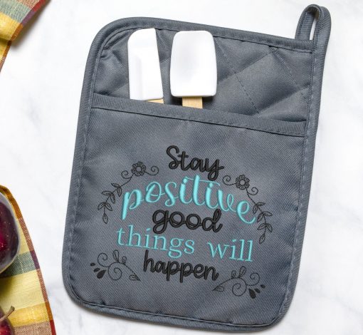 Good Things Happen Embroidery Design