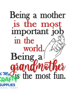 Grandmother Fun 5523 Embroidery Design
