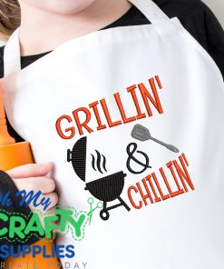 Grillin Chillin 2021 Embroidery Design