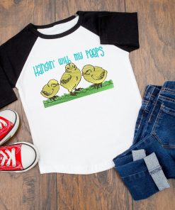 Hangin' With My Peeps Chicks Embroidery Design