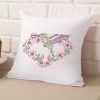 Henna Heart with Hummingbird Frame Embroidery Design