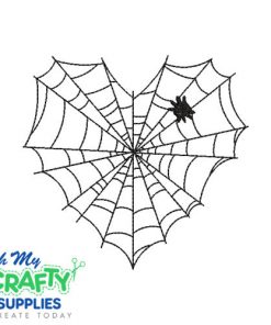 Spiderweb Heart 98 Embroidery Design