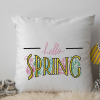 Hello Spring with Satin Embroidery Design