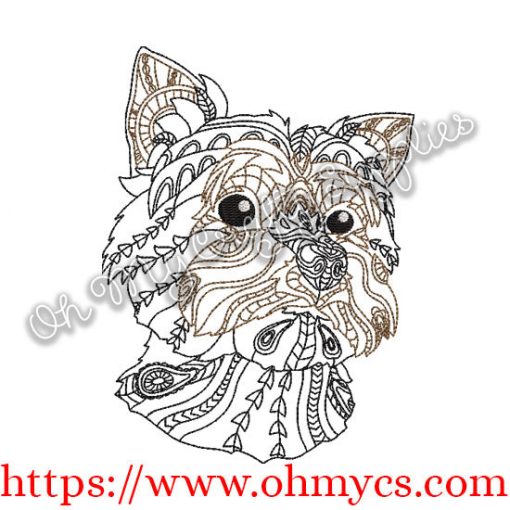 Henna Yorkshire Embroidery Design