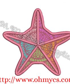 Henna Starfish Applique