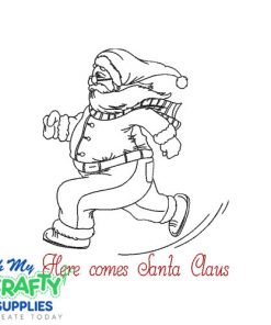 Here comes Santa Claus 114 Embroidery Design
