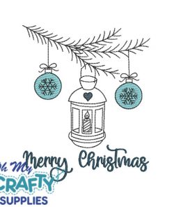 Christmas Ornament 92721 Embroidery Design