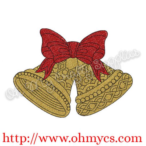 Holiday Bells Embroidery Design
