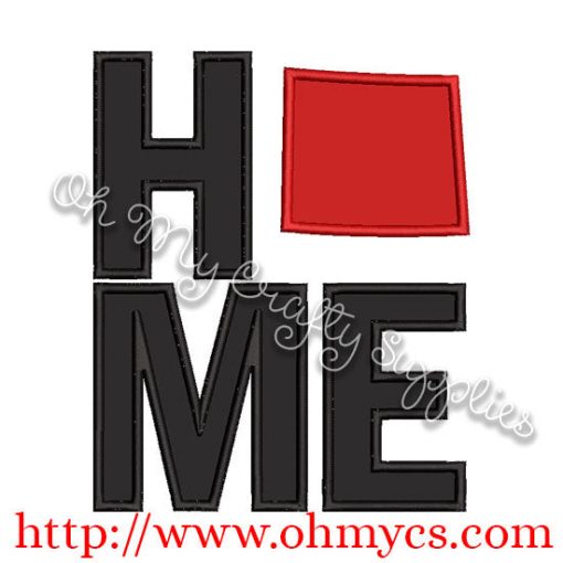 Home Colorado Applique Design