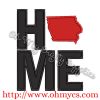 Home Iowa Applique Design