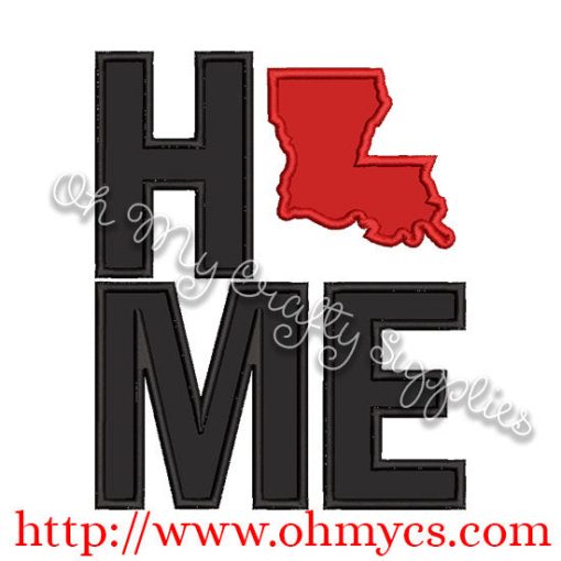 Home Louisiana Applique Design
