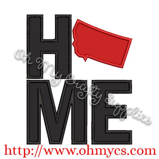Home Montana Applique Design