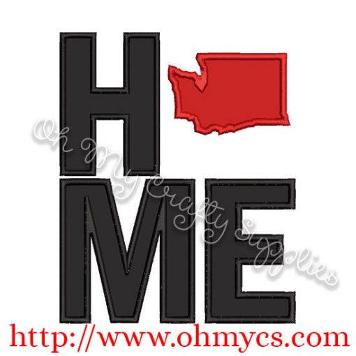 Home Washington Applique Design
