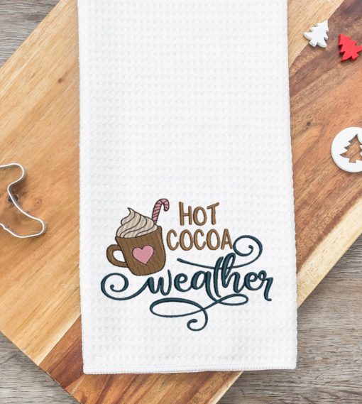 Hot Cocoa Weather 2020 Embroidery Design