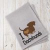 I Heart Dachshunds 2020 Embroidery Design