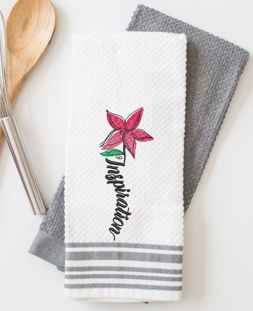 Inspiration Flower Embroidery Design