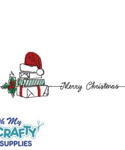 Merry Christmas Presents 929 Embroidery Design