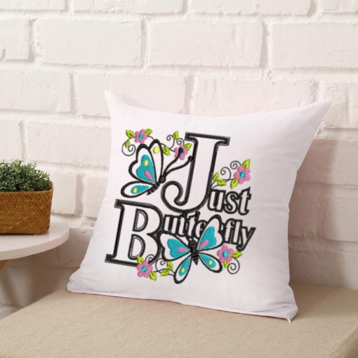 Just Butterfly Embroidery Design