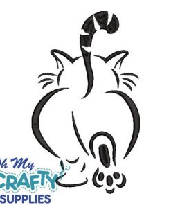 Kitty Cat 21222 Embroidery Design