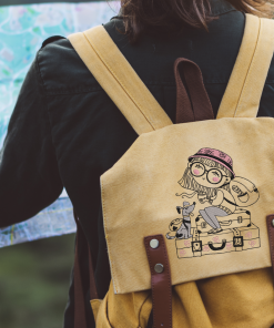 Little Miss Adventure Embroidery Design
