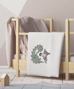 Little Miss Dragon Embroidery Design