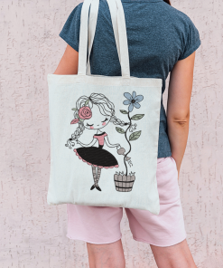 Little Miss Gardener Embroidery Design