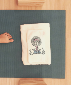 Little Miss Meditation Embroidery Design