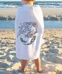 Little Miss Mermaid Embroidery Design