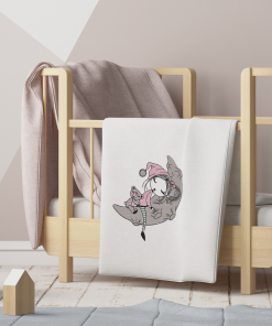 Little Miss Goodnight Embroidery Design