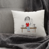 Little Mister Fishing Embroidery Design