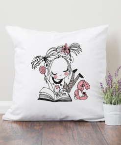 Little Miss Reader Embroidery Design