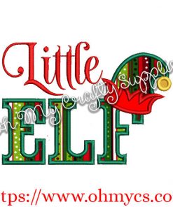 Little Elf Applique Design