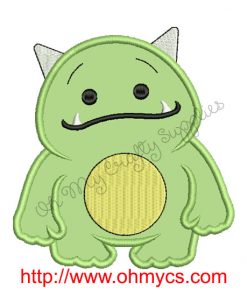 Little Monster Applique Design