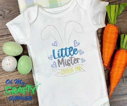 Little Mister Cotton Tail Embroidery design