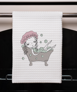 Little Miss Splish Embroidery Design